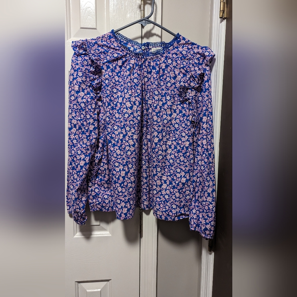 J.Crew Floral Blouse